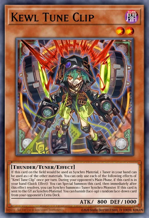 Kewl Tune Clip trading card