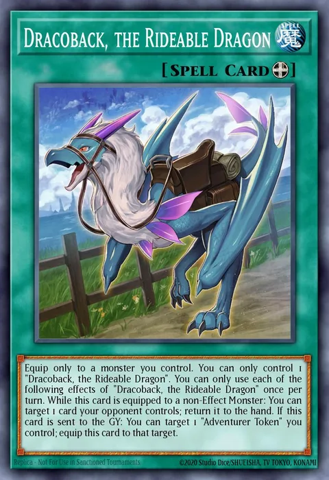 Dracoback, the Rideable Dragon trading card