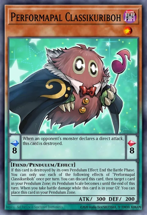 Performapal Classikuriboh trading card