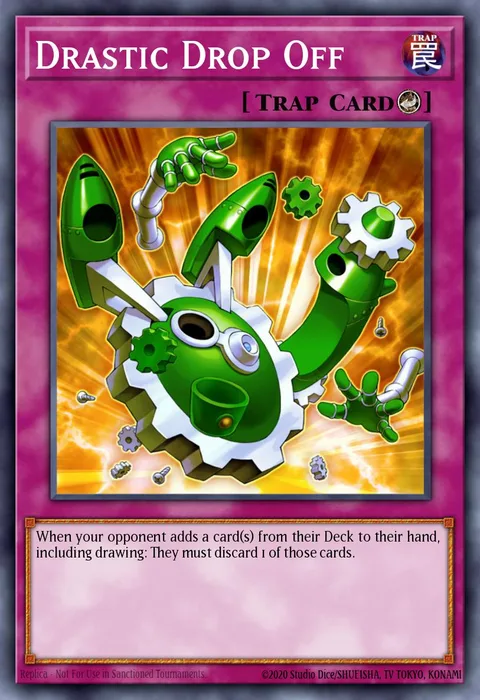 Drastic Drop Off trading card
