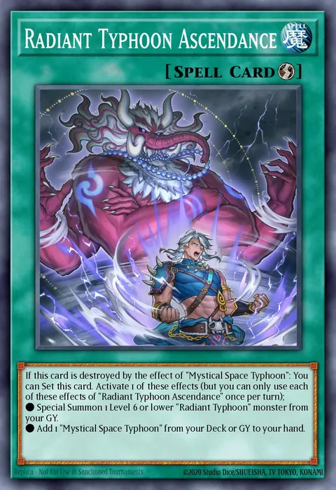 Radiant Typhoon Ascendance trading card