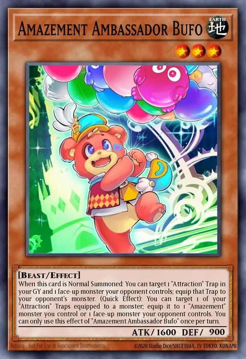 Amazement Ambassador Bufo trading card
