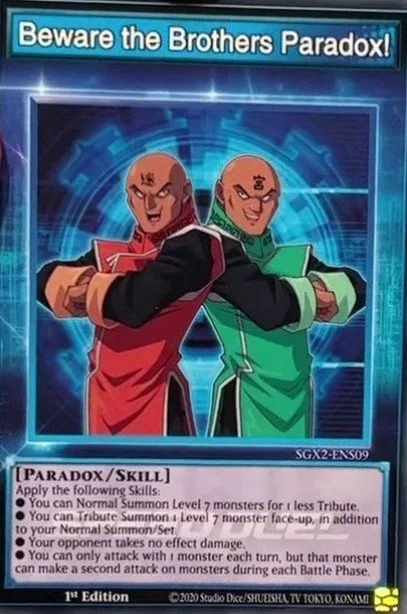 Beware the Brothers Paradox! trading card