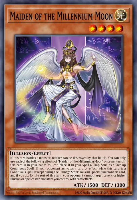 Maiden of the Millennium Moon trading card