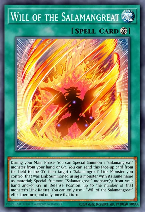Will of the Salamangreat trading card