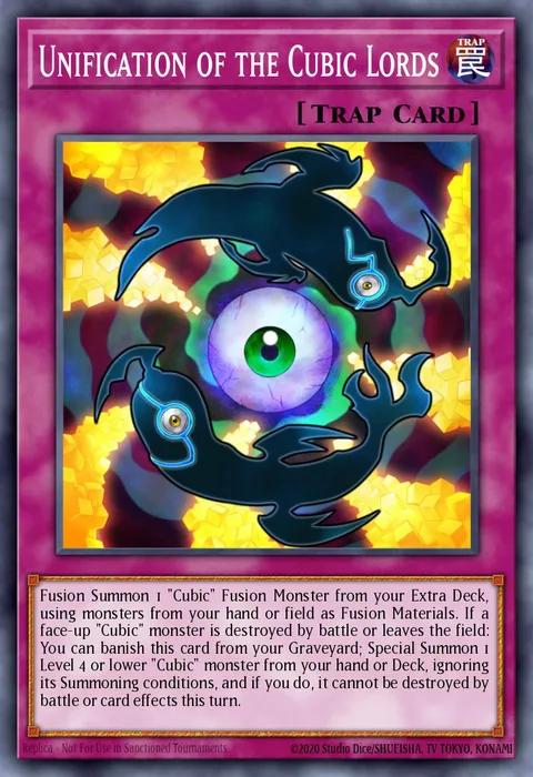 Unification of the Cubic Lords trading card