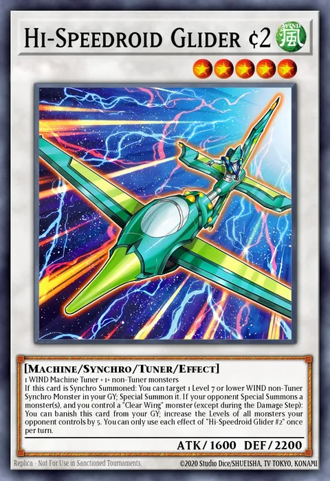 Hi-Speedroid Glider #2 trading card
