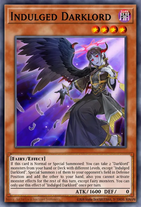Indulged Darklord trading card