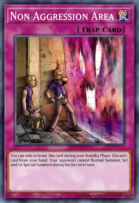 Non Aggression Area trading card