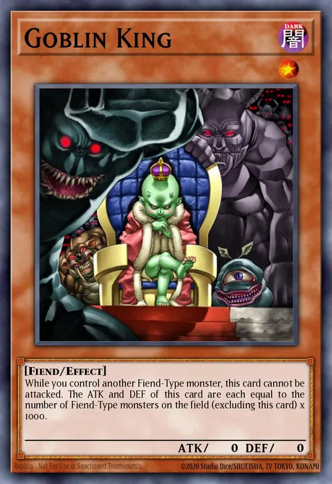 Goblin King trading card