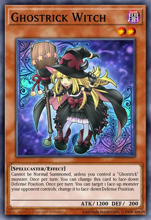 Ghostrick Witch trading card