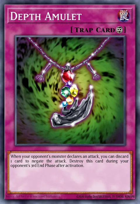 Depth Amulet trading card