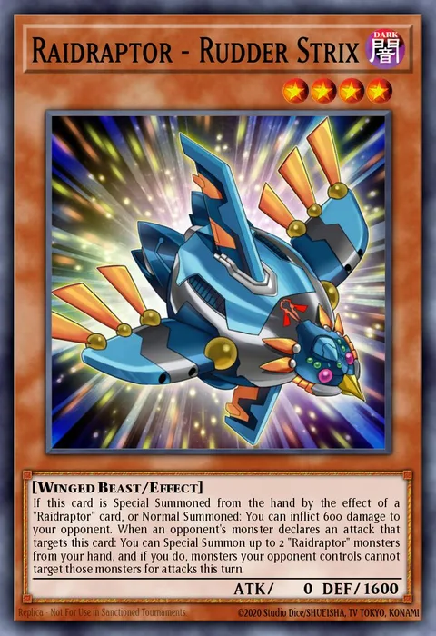 Raidraptor - Rudder Strix trading card