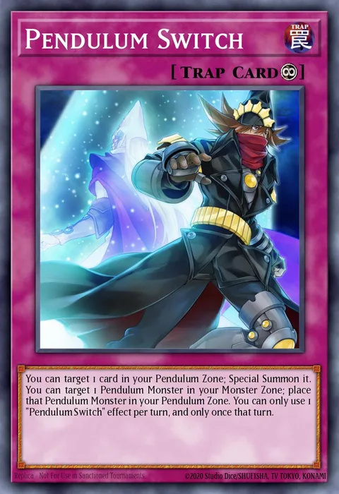 Pendulum Switch trading card