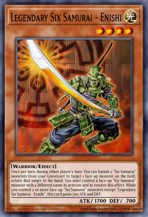 Legendary Six Samurai - Enishi trading card