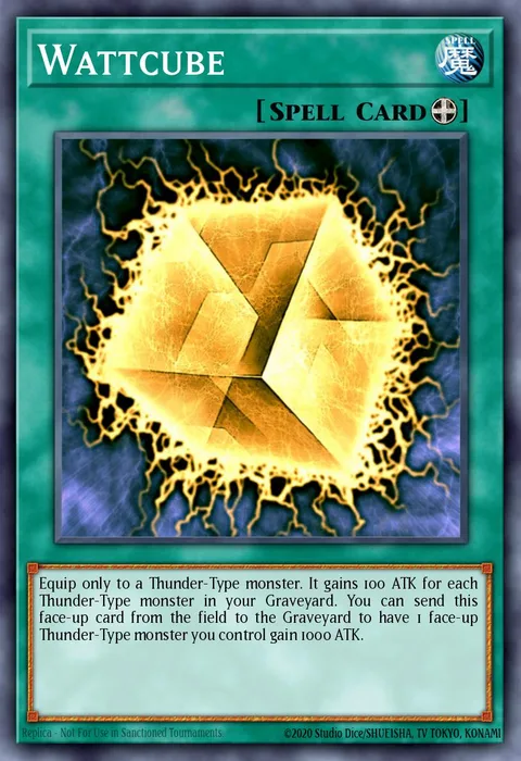Wattcube trading card