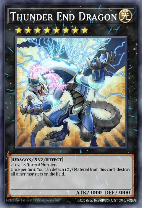 Thunder End Dragon trading card