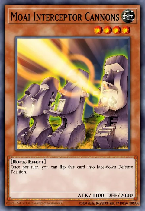 Moai Interceptor Cannons trading card