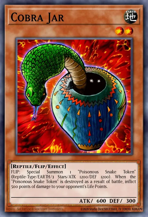 Cobra Jar trading card