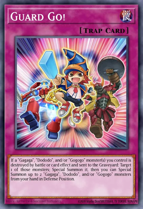Guard Go! trading card