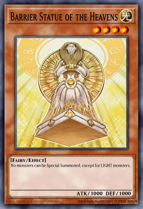 Barrier Statue of the Heavens trading card