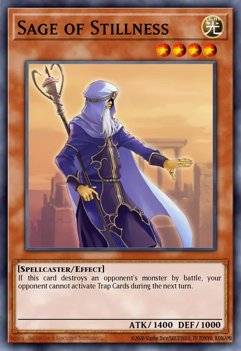 Sage of Stillness trading card