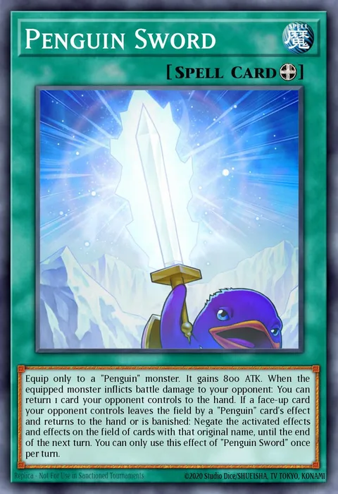 Penguin Sword trading card
