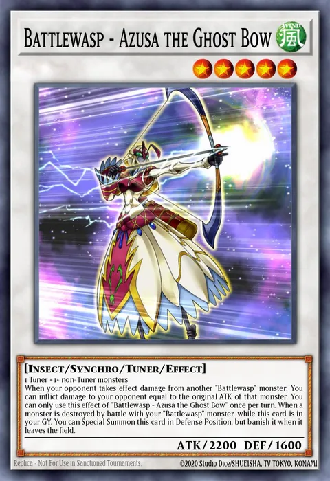 Battlewasp - Azusa the Ghost Bow trading card