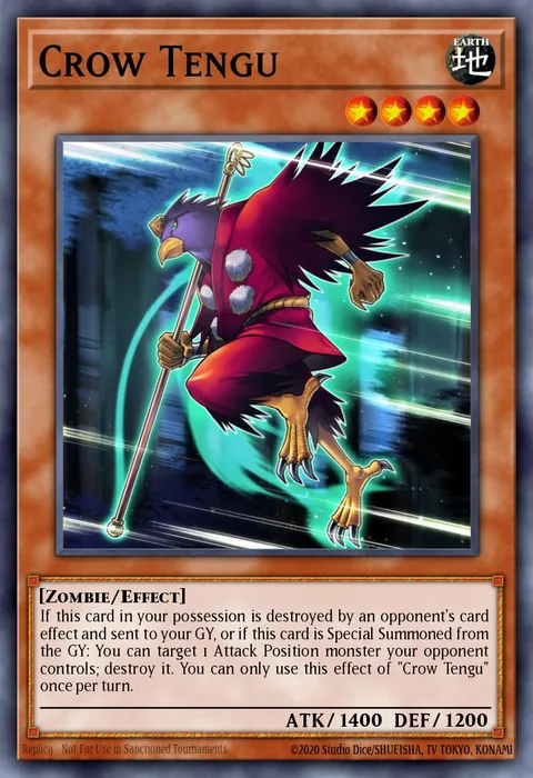 Crow Tengu trading card