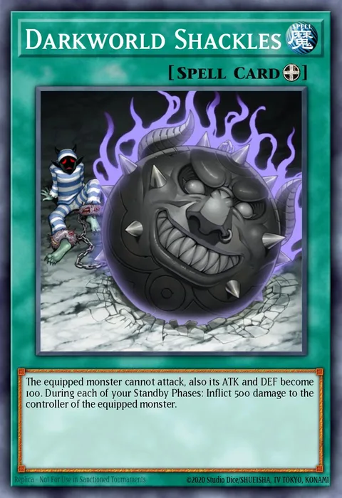 Darkworld Shackles trading card