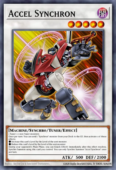Accel Synchron trading card