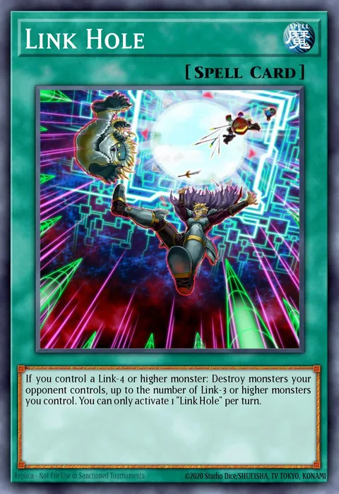 Link Hole trading card