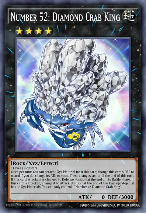Number 52: Diamond Crab King trading card