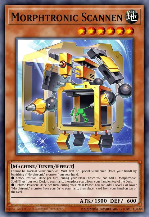 Morphtronic Scannen trading card