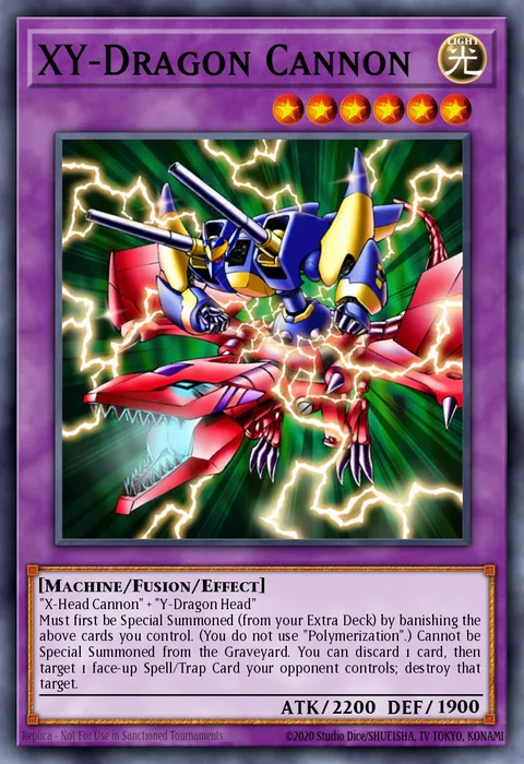 XY-Dragon Cannon trading card