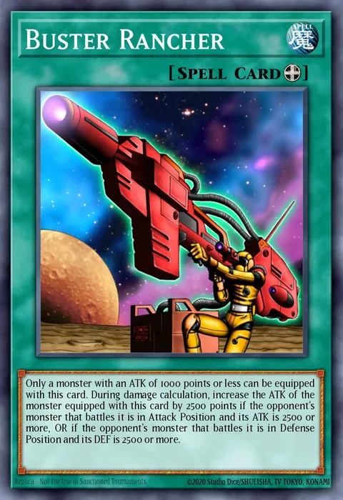 Buster Rancher trading card