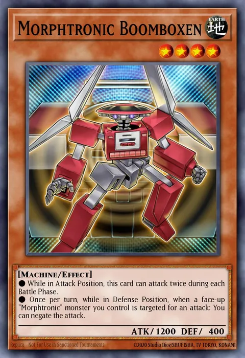 Morphtronic Boomboxen trading card