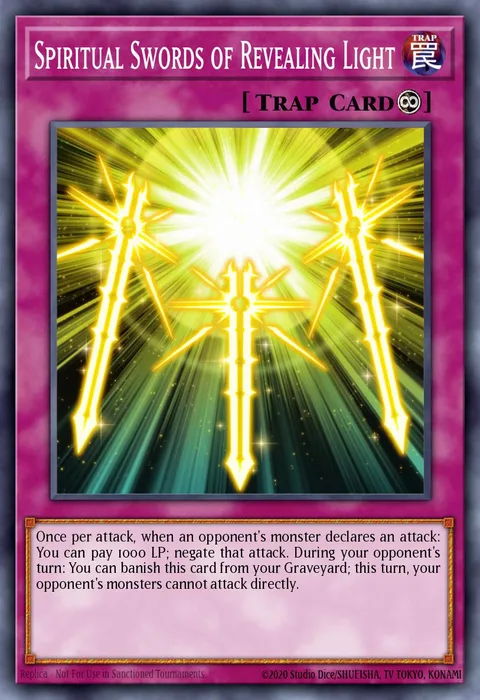 Spiritual Swords of Revealing Light trading card