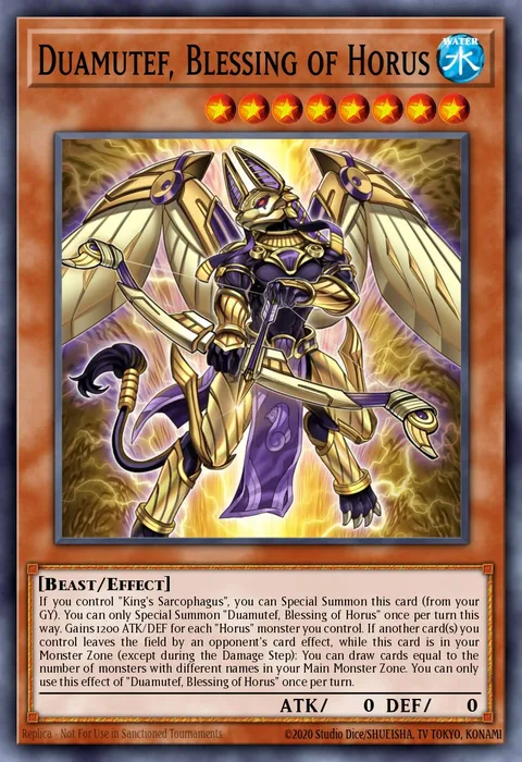 Duamutef, Blessing of Horus trading card