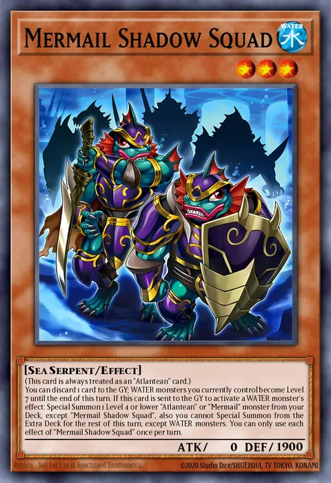 Mermail Shadow Squad trading card
