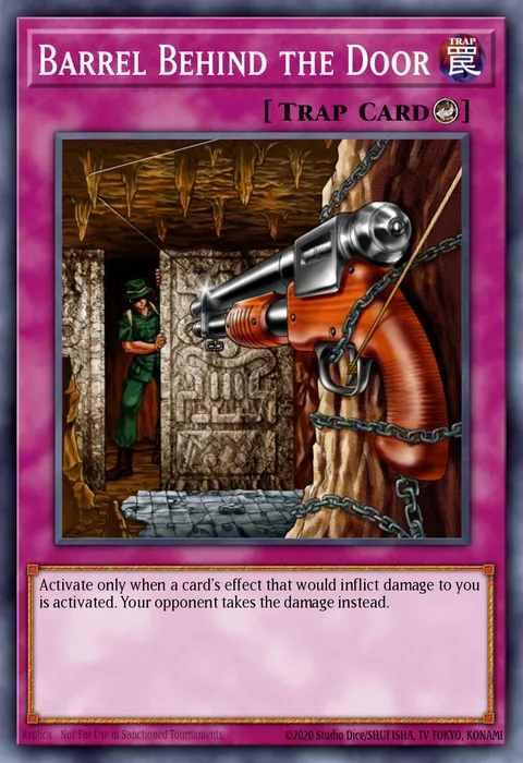 Barrel Behind the Door trading card