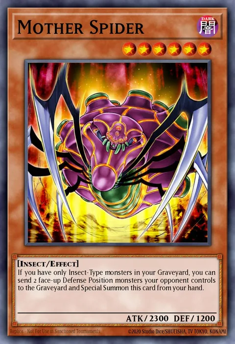 Mother Spider trading card
