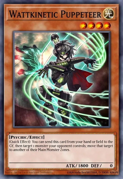Wattkinetic Puppeteer trading card