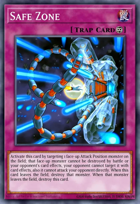 Safe Zone trading card