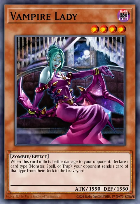 Vampire Lady trading card