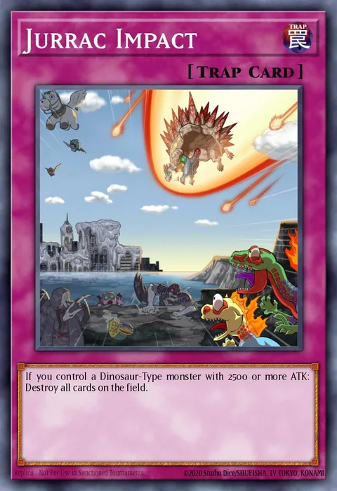 Jurrac Impact trading card