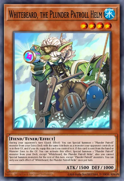 Whitebeard, the Plunder Patroll Helm trading card