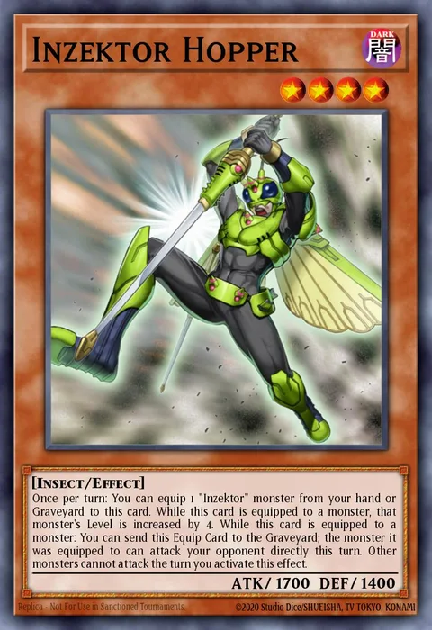 Inzektor Hopper trading card