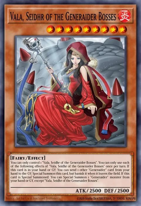 Vala, Seidhr of the Generaider Bosses trading card