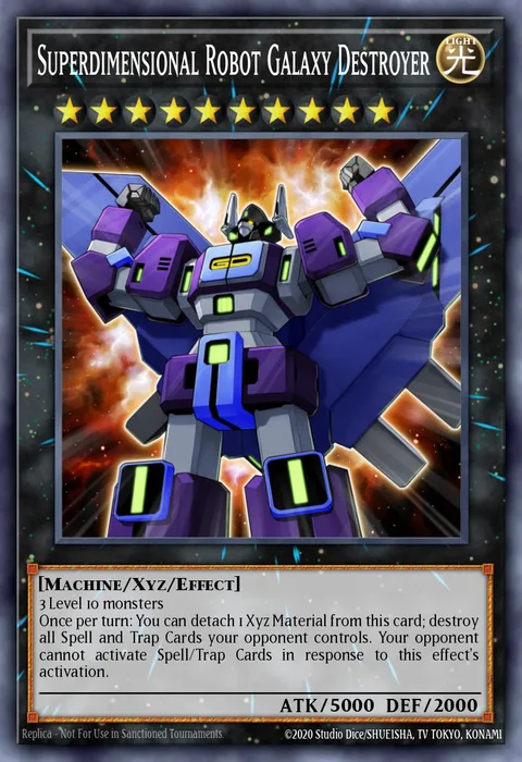 Superdimensional Robot Galaxy Destroyer trading card